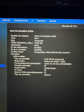 MacBook Pro 13” i7 3.1GHz