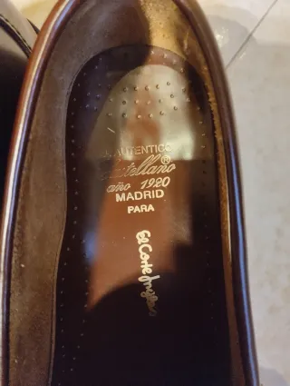 Zapatos Castellano Hombre Marrones talla 10