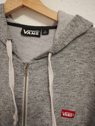Sudadera Vans Gris con Cremallera