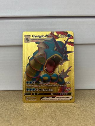 Carta Pokémon Gyarados VMAX Gold