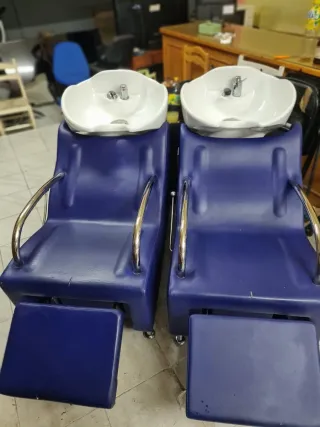 Lavacabezas Doble Azul