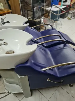 Lavacabezas Doble Azul