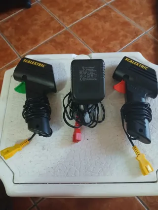 Transformador y mandos Scalextric