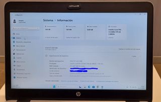 Portátil HP 840 G3 250GB SSD 8GB RAM