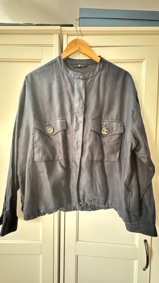 Chaqueta Lino 100% Massimo Dutti XL