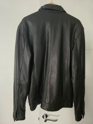 Chaqueta Piel Calvin Klein Jeans Negra,Motero