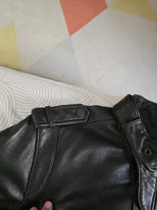 Chaqueta Piel Calvin Klein Jeans Negra,Motero