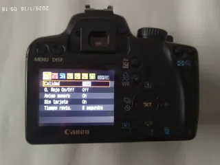 Canon EOS 1000D Cámara Digital Negra