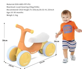 Bicicletas infantiles rosa sin pedales