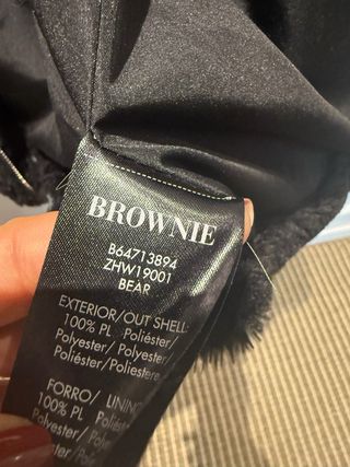 Chaquetón peludo Brownie Talla S/M