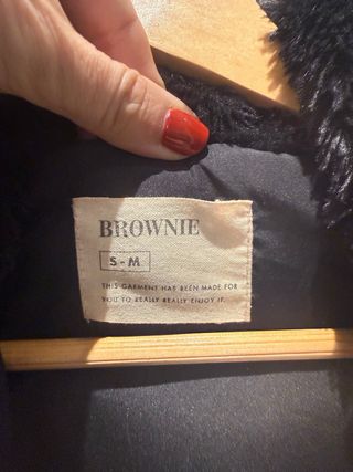 Chaquetón peludo Brownie Talla S/M