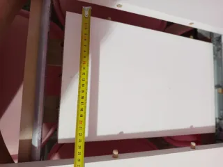 Mesa redonda extensible madera 80 con dos taburete