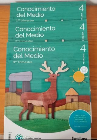 4° Conocimiento Medio Santillana mochila ligera