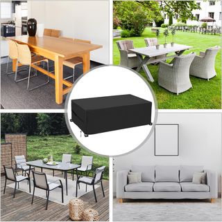 Fondello per mobili da giardino 170x94x71cm Nero