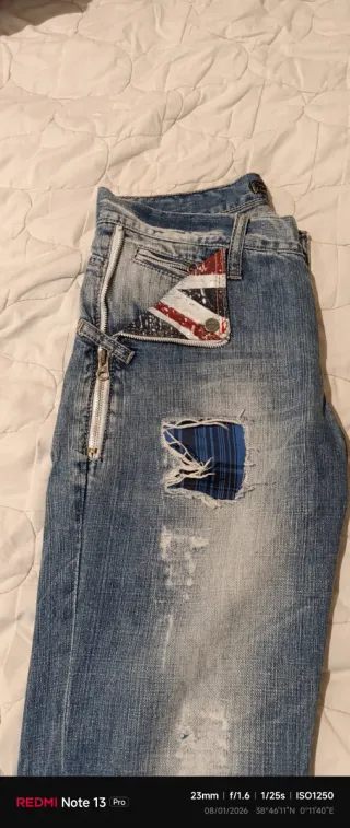 Kingz Vaqueros Talla 29UK 44  Vintage Union Jack