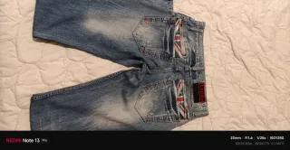Kingz Vaqueros Talla 29UK 44  Vintage Union Jack