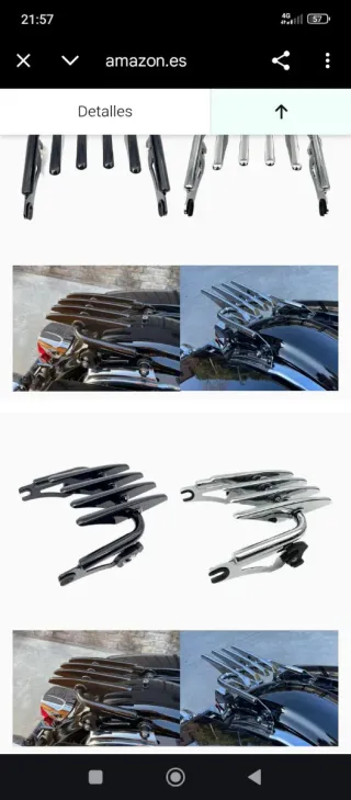 portaequipajes harley