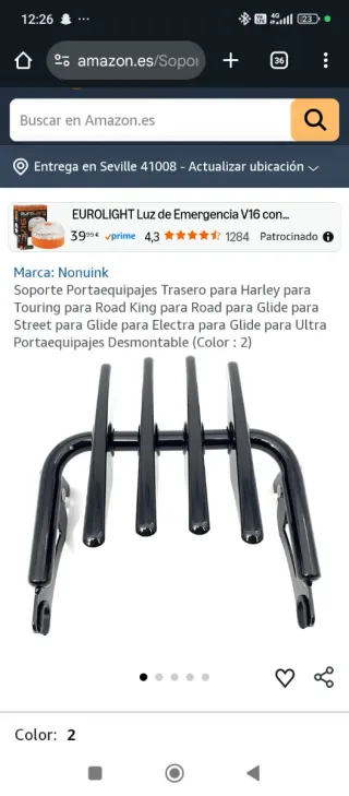 portaequipajes harley
