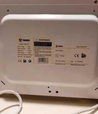 Microondas Travis Blanco