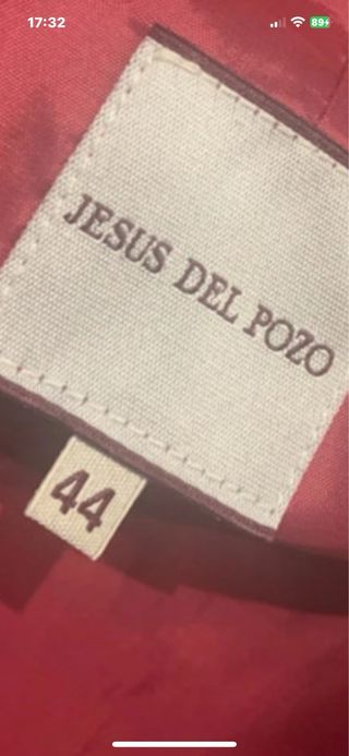 Chaqueta Borgoña Seda Salvaje T.44 Fiesta