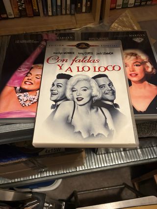 3 DVD,s de marilyn monroe