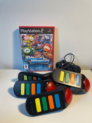 PS2 Slim Negra con Mandos y Juegos