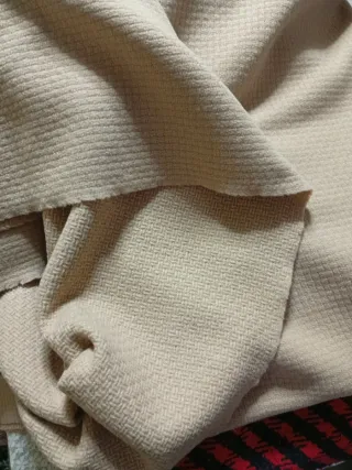 Paño para ropa de abrigo beige