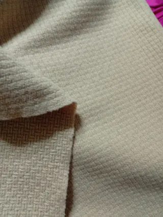 Paño para ropa de abrigo beige