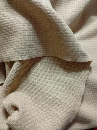 Paño para ropa de abrigo beige