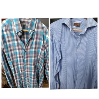 Lote 2 Camisas Caballero Manga Larga