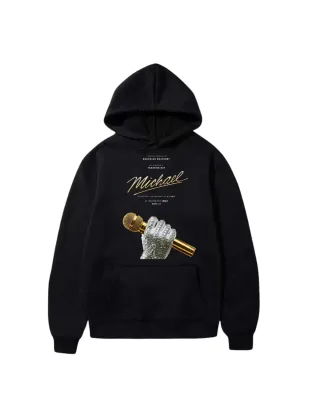 Sudadera Michael Jackson Negra Multicolor