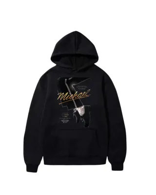 Sudadera Michael Jackson Negra Multicolor