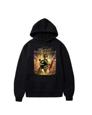 Sudadera Michael Jackson Negra Multicolor