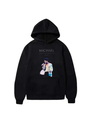 Sudadera Michael Jackson Negra Multicolor