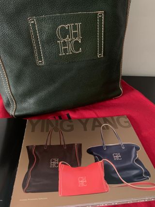 Bolso Tote Carolina Herrera Verde