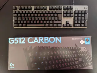 Logitech G512 Carbon Teclado Mecánico RGB GX