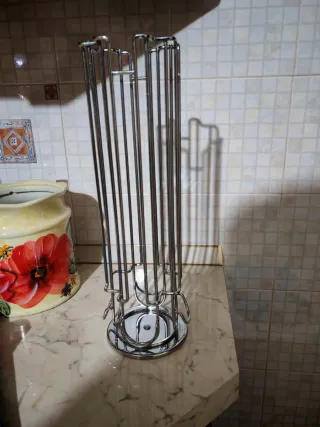 Portacapsule Lavazza Metallo Argento