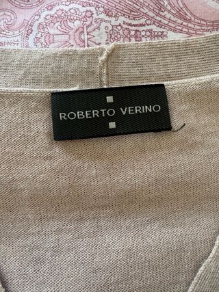 Jersey Roberto Verino Beige Talla XL