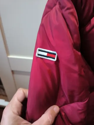 Chaqueta Anorak Tommy Jeans Roja Mujer