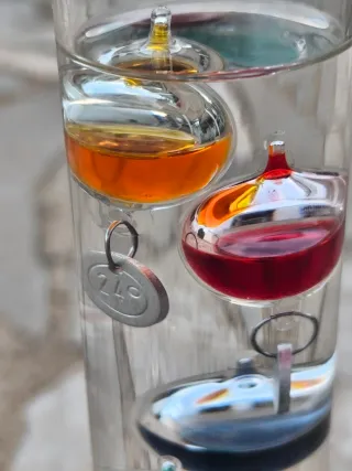 Termómetro Galileo de Vidrio