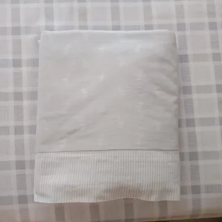 2 juego Sábanas Cama 1.35 Gris y Blanco.