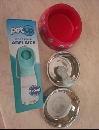 Set ciotole e borraccia cane