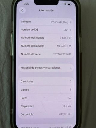 iPhone 13 256GB Azul