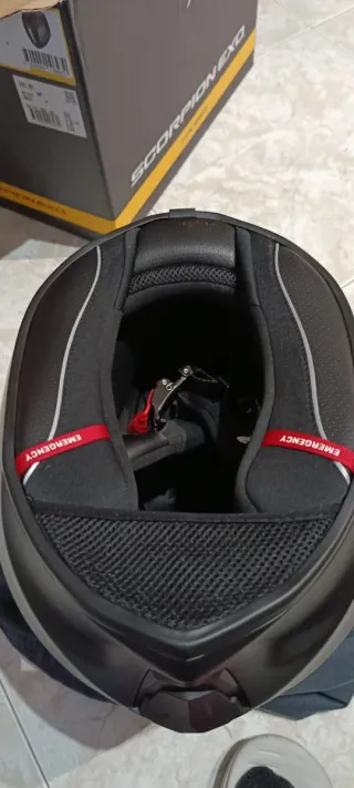 Casco Scorpion Exo-391 Integral Negro Talla L