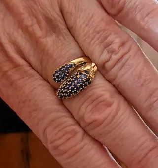 Anillo Oro 18k Felino