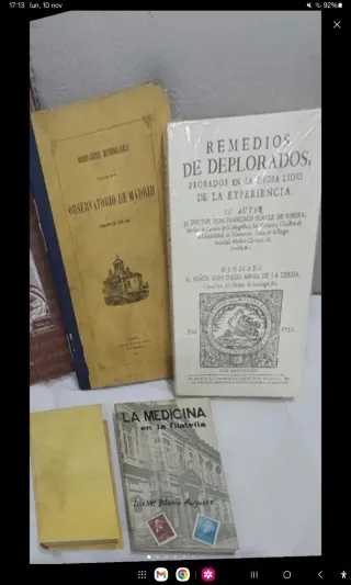 4 Libros Antiguos y Facsímiles