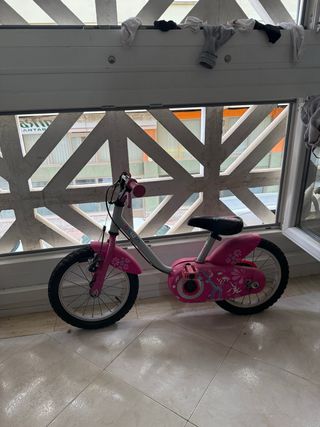 Bicicleta infantil rosa