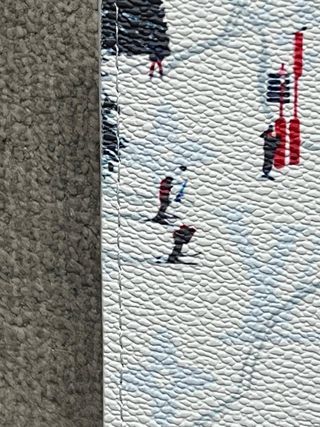 Cartera Louis Vuitton Blanca Diseño Esquí