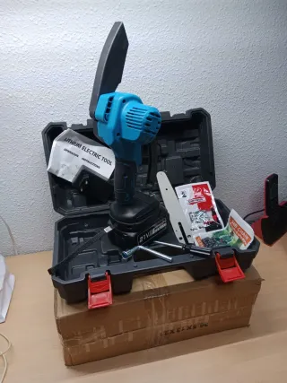 Mini motosierra 6 pulgadas con maletín