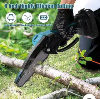 Mini motosierra 6 pulgadas con maletín